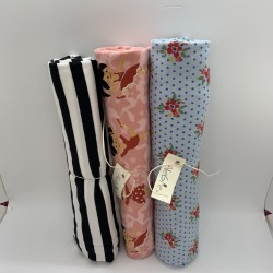Pack Jersey Fantasia Quindici, 3 pz. 50x 150 cm