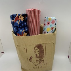 Pack Jersey Fantasia Diciasette, 3 pz. 50x 150 cm