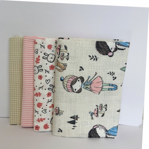 Pack Cotone Bambina Due, 4 pz. 50x 70-75cm