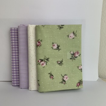 Pack Cotone Verde Rosa, 4 pz. 50x 70-75cm