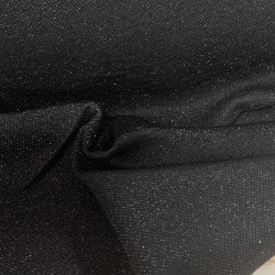 Tessuto Stock Maglina, Nero con Glitter