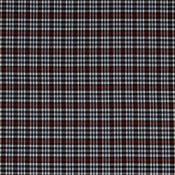 Tartan Scozzese, Misto Viscosa-Poliamide, Blu Navy-Blu chiaro-Ruggine