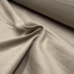 Velluto di cotone a coste sottili, Beige