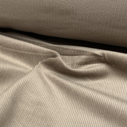 Velluto di cotone a coste sottili, Beige