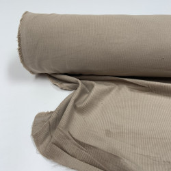 Velluto di cotone a coste sottili, Beige