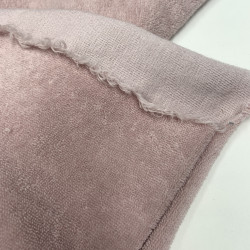 Spugna - Pico Terry di Cotone Organico, Uni, Rosa Polvere