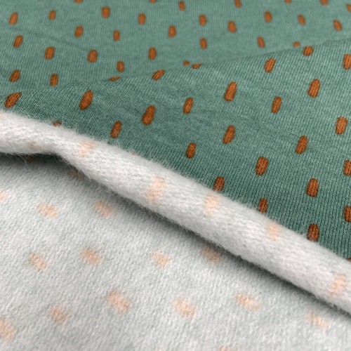 Felpa /Sweat di Cotone Biologico , Menta con...
