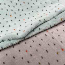 Velluto,  Nicky , Menta con Pois colorati