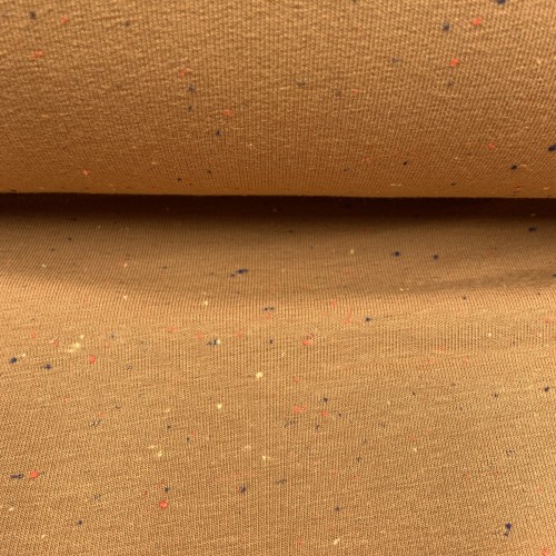 Felpa / Sweat, Marrone con Pois colorati a rilievo