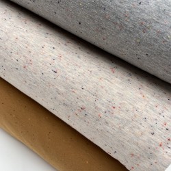 Felpa / Sweat, Marrone con Pois colorati a rilievo