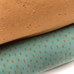 Felpa / Sweat, Marrone con Pois colorati a rilievo