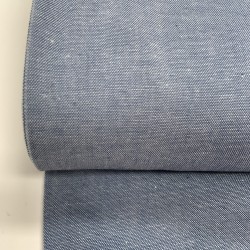 Cotone Popeline, Filo in tinta, Blu