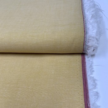 Cotone Popeline, Filo in tinta, Ocra 2