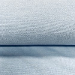 Cotone Popeline, Filo in tinta, Celeste