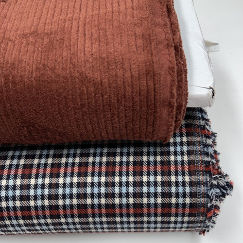 Tartan Scozzese, Misto Viscosa-Poliamide, Blu...