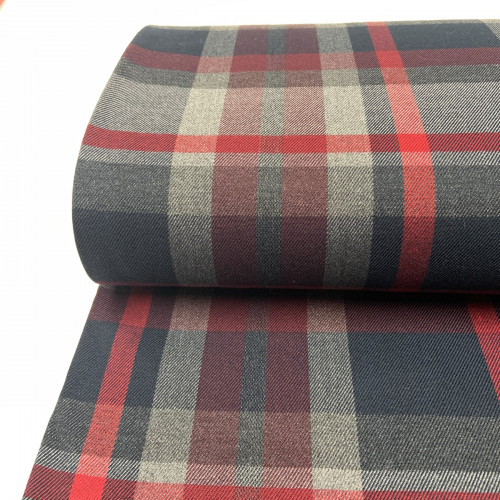 Tartan Scozzese, Misto Viscosa-Poliamide ,...