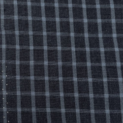 Cotone Bio, Quadri, Blu scuro-Celeste