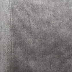 Velluto di cotone a coste sottili, Elastico, Grigio