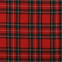 Tartan Scozzese, Misto Viscosa-Poliamide , Rosso