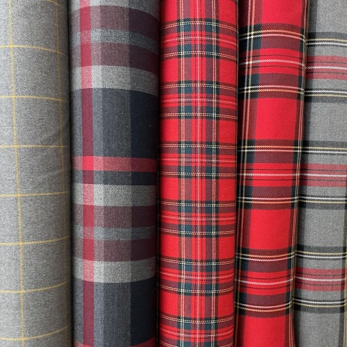 Tartan Scozzese, Misto Viscosa-Poliamide ,...