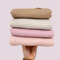 Spugna di Cotone/Waffle, Grigio Chiaro