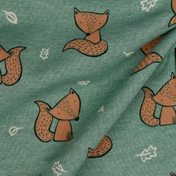 Felpa/Sweat  , Verde con Volpini