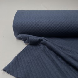 Felpa estiva di Cotone, Nido d'ape, Blu