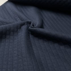 Felpa estiva di Cotone, Nido d'ape, Blu