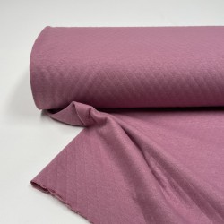 Felpa estiva di Cotone, Nido d'ape, Rosa Polvere