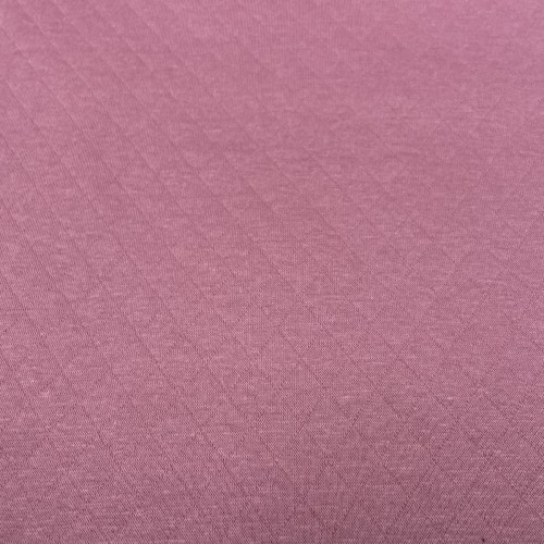Felpa estiva di Cotone, Nido d'ape, Rosa Polvere