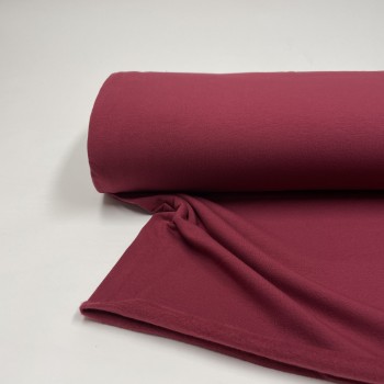 Felpa / French Terry Felpato, Rosso Uva 2