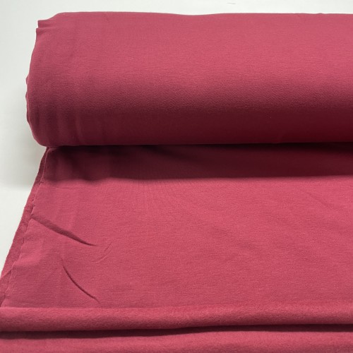 Felpa / French Terry Felpato, Rosso Uva