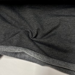 Felpa / French Terry Felpato, Grigio scuro melange