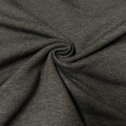 Felpa / French Terry Felpato, Grigio scuro melange