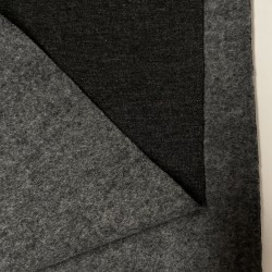 Felpa / French Terry Felpato, Grigio scuro melange