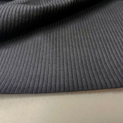Velluto di cotone a coste , Nero