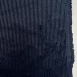 Velluto di cotone a coste , Nero