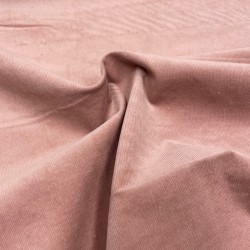 Velluto di cotone a coste elastico, Rosa