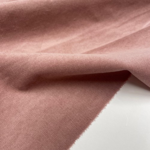 Velluto di cotone a coste elastico, Rosa