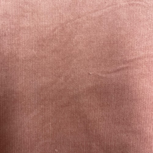 Velluto di cotone a coste elastico, Rosa