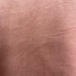 Velluto di cotone a coste elastico, Rosa