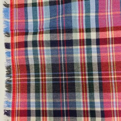 Flanella di cotone misto recycled, Quadri scozzesi, Blu, Rosso e Verdi