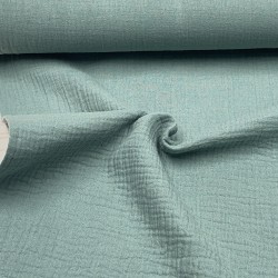 Mussola - Garza di Cotone doppio, Verde Antico