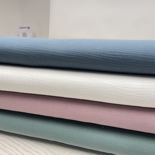 Mussola - Garza di Cotone doppio, Verde Antico