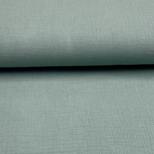 Mussola - Garza di Cotone doppio, Verde Antico