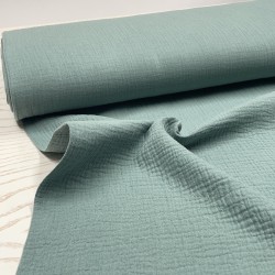 Mussola - Garza di Cotone doppio, Verde Antico