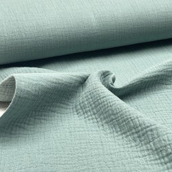 Mussola - Garza di Cotone doppio, Verde Antico