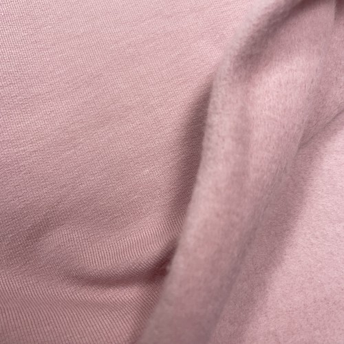 Felpa / French Terry Felpato, Rosa nude