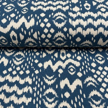 Canvas di Cotone Bohemian, Petrol 2