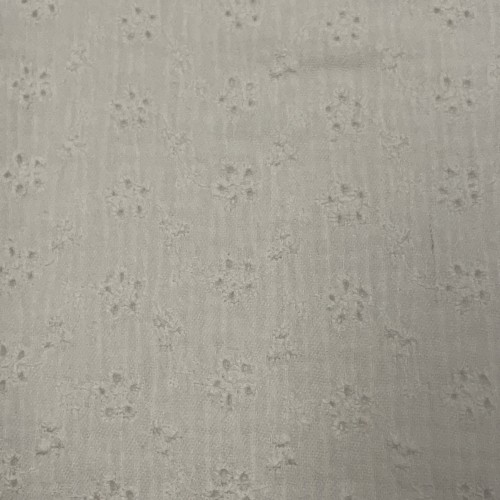 Mussola o Doppia Garza di Cotone Ricamato,...